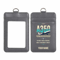 Thumbnail for Airbus A350F - Original - ID Card Holder - Gray + Name
