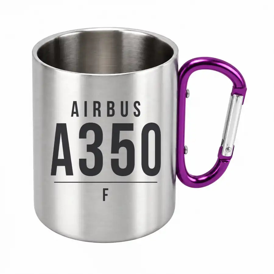 Airbus A350F - Outdoors Mug - Tag - Purple