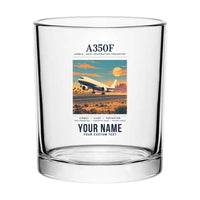 Thumbnail for Airbus A350F - Poster + Name - Special Whiskey Glass