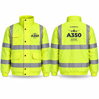 Thumbnail for Airbus A350F Reflective Winter Jackets - Heritage - Fluorescent Yellow