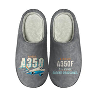 Thumbnail for Airbus A350F - Slippers - Cotton - Cartoon - Gray