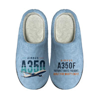 Thumbnail for Airbus A350F - Slippers - Cotton - Original - Light Blue