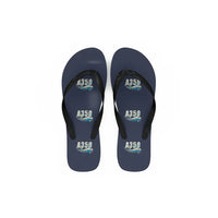 Thumbnail for Airbus A350F - Slippers - Flip Flops - Cartoon Pattern - Navy Blue