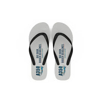 Thumbnail for Airbus A350F - Slippers - Flip Flops - Cartoon - White