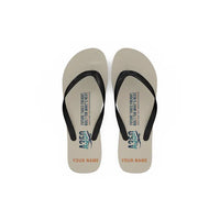 Thumbnail for Airbus A350F - Slippers - Flip Flops - Original + Name - Beige