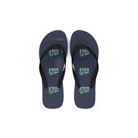 Thumbnail for Airbus A350F - Slippers - Flip Flops - Original Pattern - Navy Blue