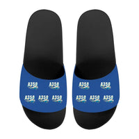 Thumbnail for Airbus A350F - Slippers - Sport - Cartoon Pattern - Blue