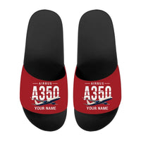 Thumbnail for Airbus A350F - Slippers - Sport - Original + Name - Red