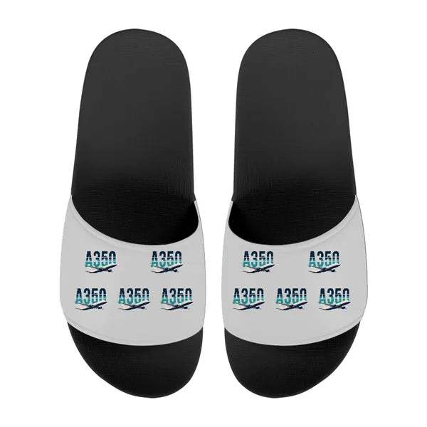 Airbus A350F - Slippers - Sport - Original Pattern - Light Gray