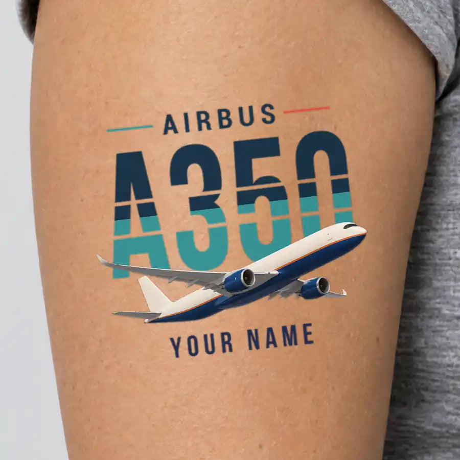 Airbus A350F - Tattoo - Original + Name