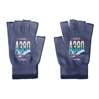 Thumbnail for Airbus A380-800 - Gloves - Cut - Original + Name - Navy Blue