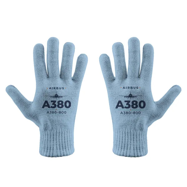 Airbus A380-800 - Gloves - Full - Heritage - Light Blue