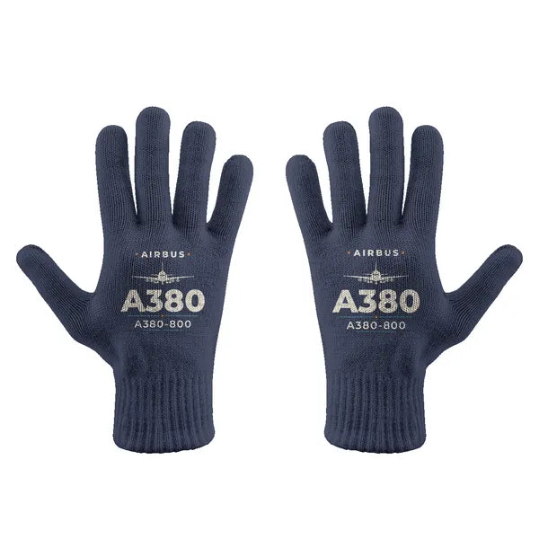 Airbus A380-800 - Gloves - Full - Heritage - Navy Blue