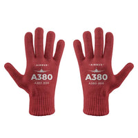 Thumbnail for Airbus A380-800 - Gloves - Full - Heritage - Red
