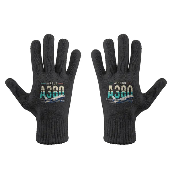 Airbus A380-800 - Gloves - Full - Original - Black