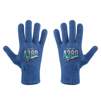 Thumbnail for Airbus A380-800 - Gloves - Full - Original - Blue