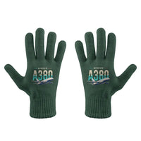 Thumbnail for Airbus A380-800 - Gloves - Full - Original - Dark Green