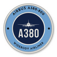 Thumbnail for Airbus A380-800 Patches - Circle - Sky Navy