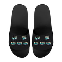 Thumbnail for Airbus A380-800 - Slippers - Sport - Original Pattern - Black