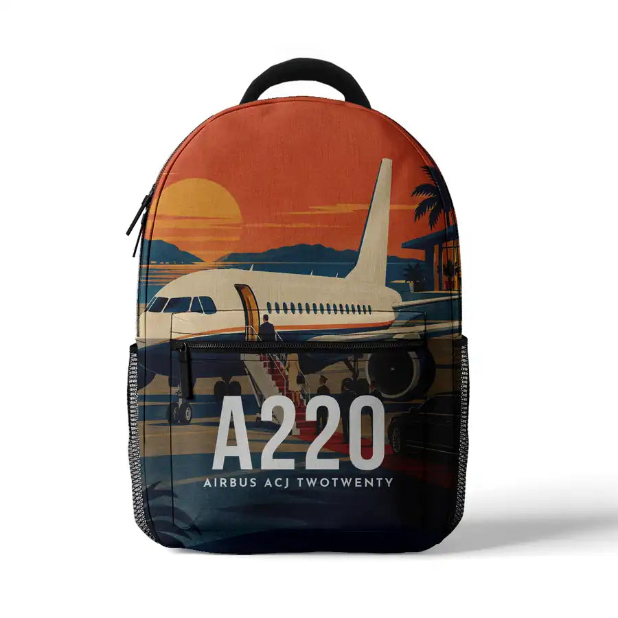 Airbus ACJ TwoTwenty - 3D Backpack - 3D Scene