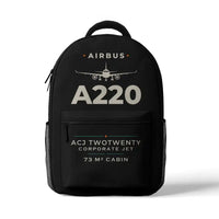 Thumbnail for Airbus ACJ TwoTwenty - 3D Backpack - Heritage - Black