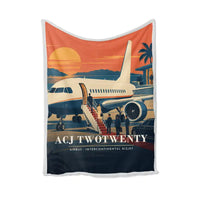 Thumbnail for Airbus ACJ TwoTwenty - 3D - Blanket - Full Print