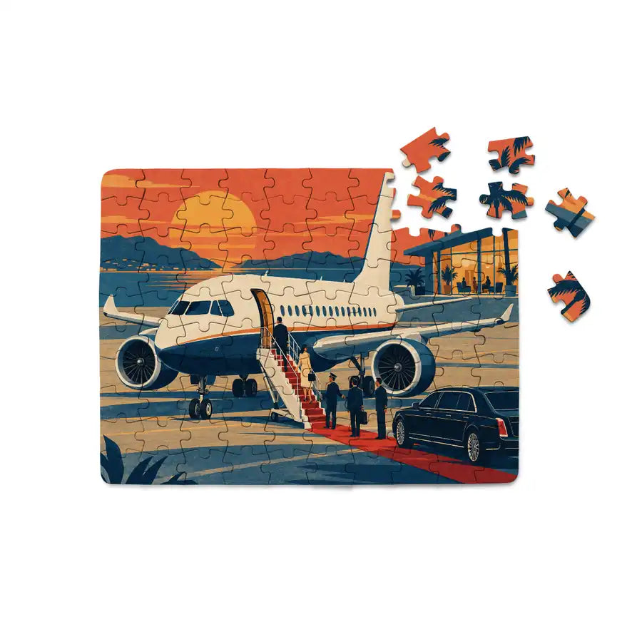 Airbus ACJ TwoTwenty - 3D - Puzzle