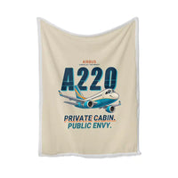 Thumbnail for Airbus ACJ TwoTwenty - Cartoon - Blanket - Beige
