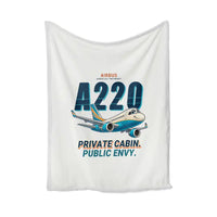 Thumbnail for Airbus ACJ TwoTwenty - Cartoon - Blanket - White