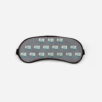 Thumbnail for Airbus ACJ TwoTwenty - Cartoon Pattern - Sleep Mask - Gray
