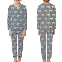 Thumbnail for Airbus ACJ TwoTwenty - Children Pajamas - Original Pattern - Gray