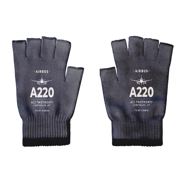 Airbus ACJ TwoTwenty - Gloves - Cut - Heritage - Black