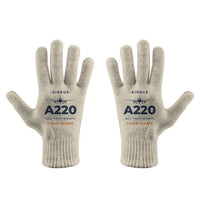 Thumbnail for Airbus ACJ TwoTwenty - Gloves - Full - Heritage + Name - Beige