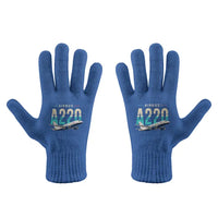 Thumbnail for Airbus ACJ TwoTwenty - Gloves - Full - Original - Blue