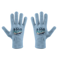 Thumbnail for Airbus ACJ TwoTwenty - Gloves - Full - Original + Name - Light Blue