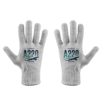 Thumbnail for Airbus ACJ TwoTwenty - Gloves - Full - Original + Name - Light Gray