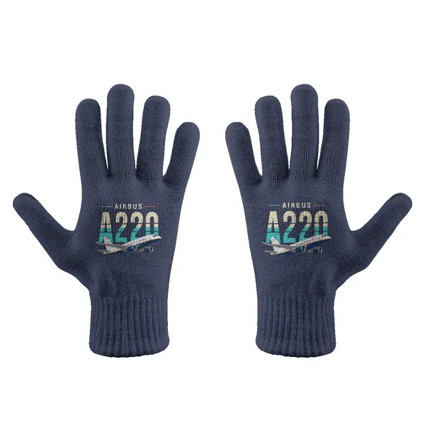 Airbus ACJ TwoTwenty - Gloves - Full - Original - Navy Blue