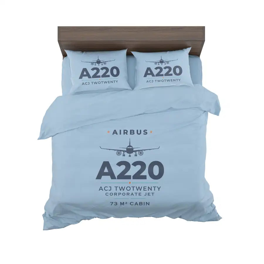 Airbus ACJ TwoTwenty - Heritage - Bedding Set - Light Blue