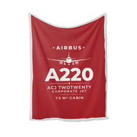 Thumbnail for Airbus ACJ TwoTwenty - Heritage - Blanket - Red