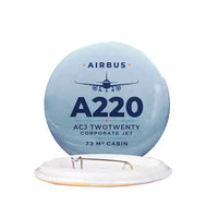 Thumbnail for Airbus ACJ TwoTwenty - Heritage - Pin - Light Blue