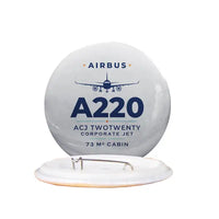 Thumbnail for Airbus ACJ TwoTwenty - Heritage - Pin - Light Gray