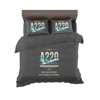 Thumbnail for Airbus ACJ TwoTwenty - Original - Bedding Set - Black