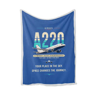 Thumbnail for Airbus ACJ TwoTwenty - Original - Blanket - Blue