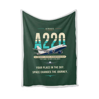 Thumbnail for Airbus ACJ TwoTwenty - Original - Blanket - Dark Green