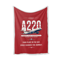 Thumbnail for Airbus ACJ TwoTwenty - Original - Blanket - Red