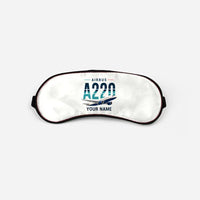 Thumbnail for Airbus ACJ TwoTwenty - Original + Name - Sleep Mask - White