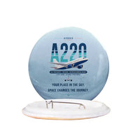 Thumbnail for Airbus ACJ TwoTwenty - Original - Pin - Light Blue