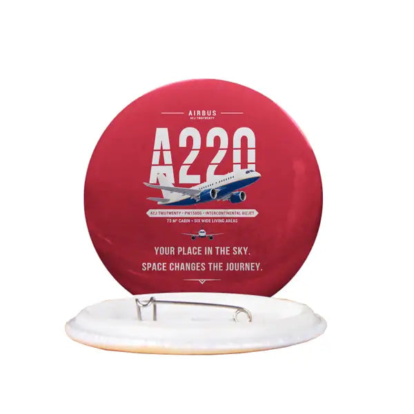 Airbus ACJ TwoTwenty - Original - Pin - Red