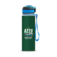 Thumbnail for Airbus ACJ TwoTwenty - Sports Kettle - Cartoon - Dark Green