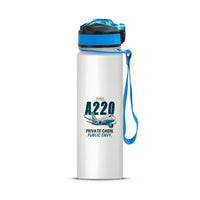 Thumbnail for Airbus ACJ TwoTwenty - Sports Kettle - Cartoon - White